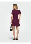 Платье onldaniella kurzes Only, Mauve Wine - фото 3