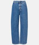 Джинсы-бочонки Fforme, Denim Blue - фото