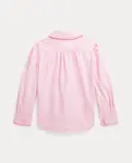 Хлопковая рубашка для девочки Polo Ralph Lauren, розовый - фото 2