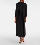 Платье миди Crepe Couture Valentino, Nero - фото 3