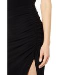 Платье Norma Kamali Strapless Side Drape Gown, черный - фото 3