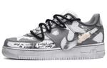 Кроссовки Nike Air Force 1 Skateboard Shoes Men Low-Top White Gray - фото