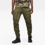 Брюки G-Star Rovic Zip 3D Regular Tapered, зеленый - фото