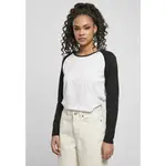 Футболка Urban Classics Contrast Raglan, белый - фото