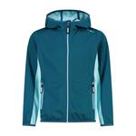 Куртка софтшелл CMP для девочек, куртка с капюшоном Fix Hood 39A5115 - фото