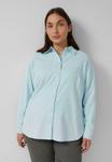 Блуза s.Oliver Button-down blouse, Helles Türkis/Light Blue - фото 4