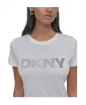 Футболка с узором Dkny, белый - фото 3