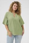 Блуза KCMORINE Kaffe Curve, зеленый - фото