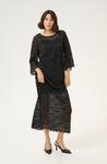 Платье макси JAIDEN  Kaffe, черный - фото
