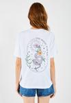 Футболка Even&Odd Print T-shirt, White - фото