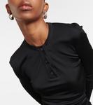 Топ byron из джерси Khaite, черный - фото 4