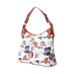 Женская сумка-хобо New England Patriots Game Day Dooney & Bourke, мультиколор - фото 3