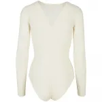 Лонгслив Urban Classics Rib Knit, белый - фото 4