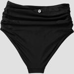 Высокие бикини-трусы с рюшами Nani Swimwear, черный - фото 2