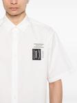 Undercover рубашка с нашивкой-логотипом, белый - фото 3
