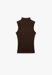 Топ Koton HIGH NECK SLEEVELESS, Anthracite - фото 2