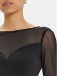 Боди облегающее Rinascimento, черный - фото 4