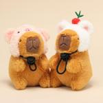 Милый капибара кукла плюшевый брелок 11см высота Whoops - фото 4