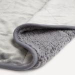 Теплый декоративный плед. El Corte Inglés, серый - фото 3