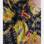 Рубашка стандартного кроя Versace, черный - фото 4