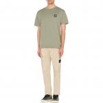 Compass Patch Crewneck T Shirt STONE ISLAND, зеленый - фото 4