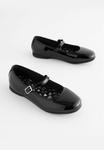 Балетки с пряжкой MARY JANE Next, черный - фото 4