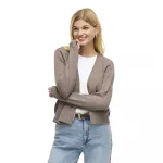 Кардиган Vila Ril Short, серый - фото