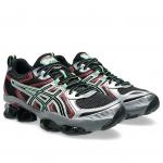 Кроссовки ASICS Gel-Quantum Kinetic 'Silver Green-Maroon' - фото 2