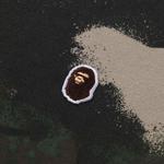 Футболка BAPE Map Camo Ape Head One Point Relaxed Fit Tee, Green - фото 3