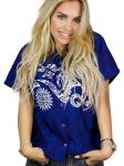 Блуза King Kameha Maori Chest, синий - фото 4