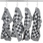 Чайные полотенца набор  Zollner, антрацитовый - фото 6