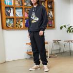 Толстовка Converse Shoes Printing Fleece Lined Black, черный - фото 3