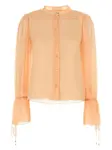 Шелковая блузка CHLOÉ, розовый - фото