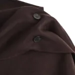 COS Шаль Wool Unisex Chocolate Brown - фото 3