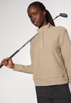 Толстовка Puma Golf BOULDER 1/2 SNAP PULLOVER, Ice Coffee/Beige - фото 4