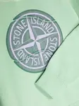 Худи с нашивкой-логотипом Stone Island Junior, зеленый - фото 3
