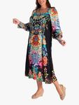 Платье-рубашка Eden Boho с цветочным принтом chesca, Black/Multi - фото 4
