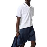 UNIQLO Поло унисекс белое - фото