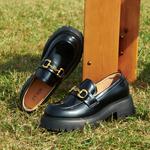 Лоферы женские черные Pt'Son - фото 7