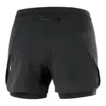 Женские шорты Cross 2 в 1 Salomon, чёрный - фото 4