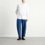 Рубашка Оксфорд с X-образными балками и Лизой Studio Nicholson, белый - фото 4