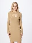 Вязанное платье Urban Classics, бежевый - фото 2