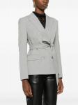 TWINSET блейзер с поясом, серый - фото 3