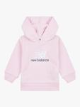 Детский худи с логотипом New Balance, Light Raspberry - фото