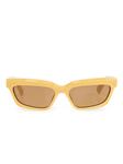 Солнцезащитные очки Jacquemus The Salon, желтый - фото