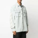 Куртка printing denim jacket denim blue Off-White, синий - фото 4