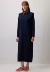 Простое длинное платье Touché Privé, Lacivert - фото 2