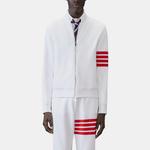THOM BROWNE Цветной бомбер, White - фото 3