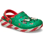 Сабо Crocs Mickey Xmas Lined Classic, зеленый - фото