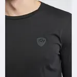 Классический крой с длинным рукавом Ea7, черный - фото 4